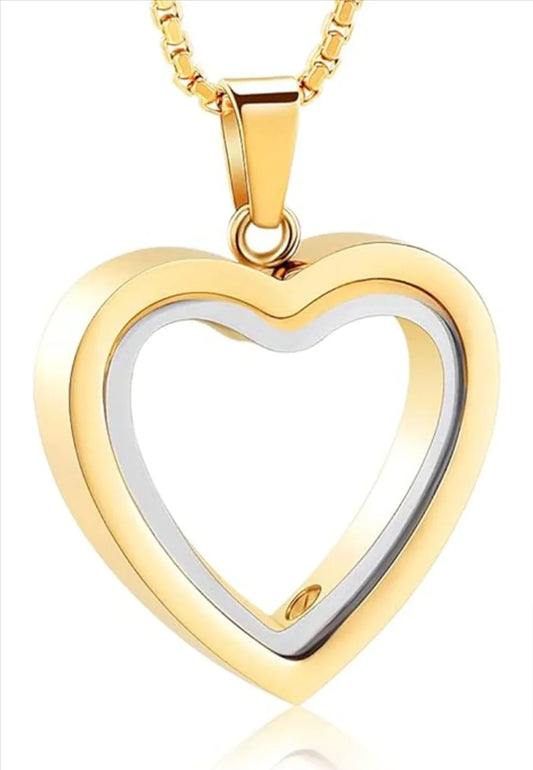 Heartfelt Stainless Steel Pendant